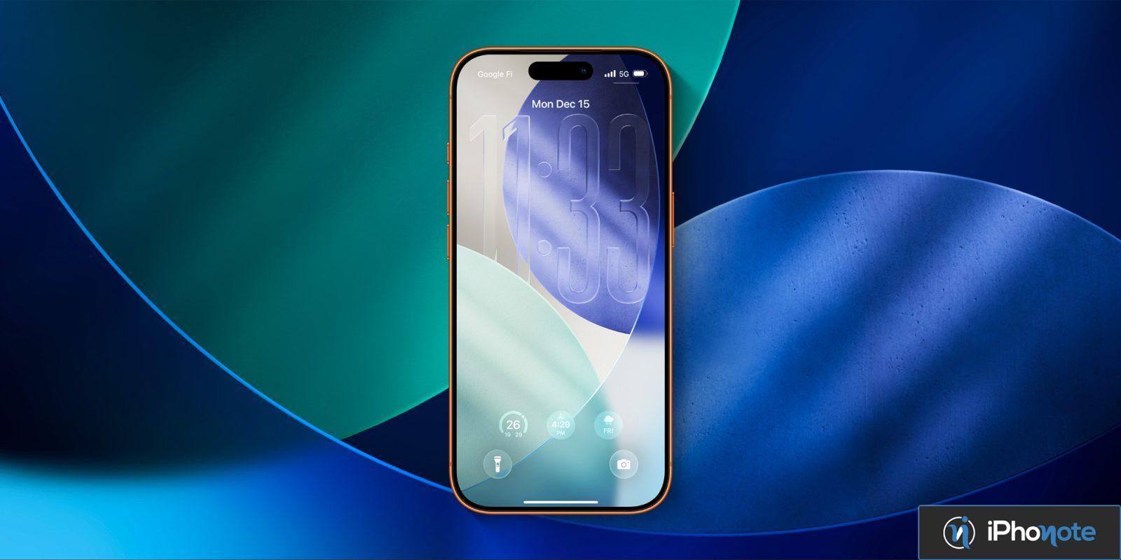 nouveau design iphone prevu annee prochaine inspire liquid glass