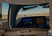 apple vision pro accueille nouvelle app immersive vol prive gratuit