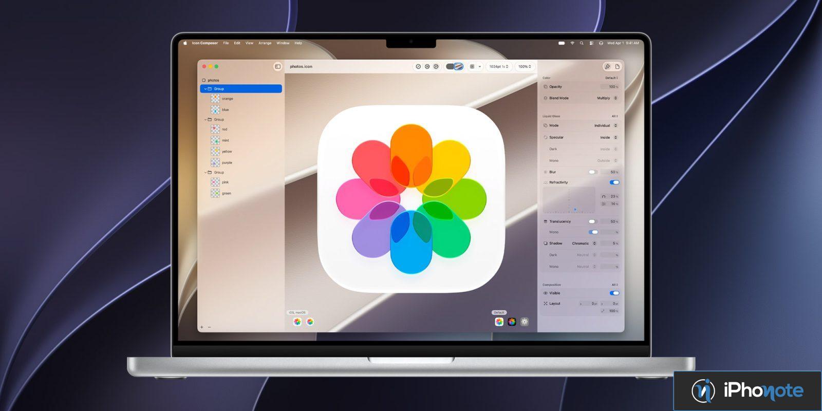 icon composer symbols disponibles version beta