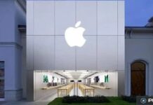 Apple va déplacer deux Apple Store américains avant fin juillet Façade d’un Apple Store dans un centre commercial