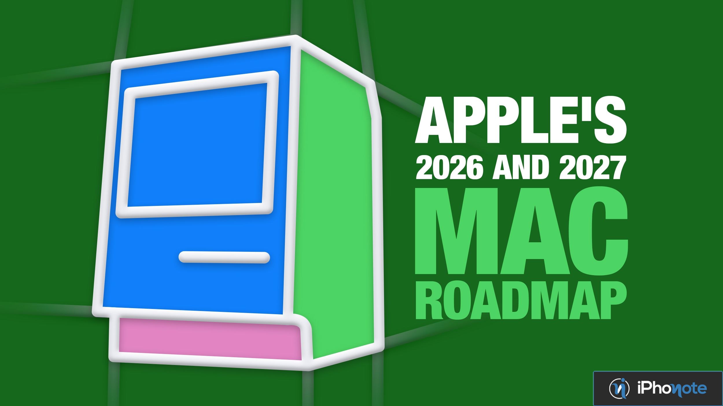 Illustration de la feuille de route Mac d’Apple 2026-2027