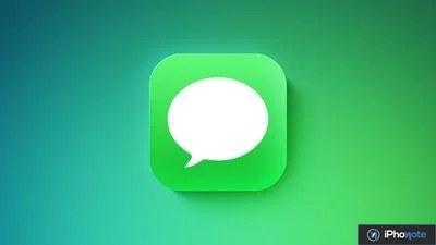 Icône Messages iOS verte sur fond dégradé