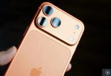Qualcomm voit son activité avec Apple reculer plus vite que prévu Dos arrière d’un iPhone doré avec triple caméra