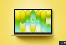 MacBook Neo 2 : Apple miserait sur l’A19 Pro et 12 Go de RAM MacBook jaune avec écran d’accueil abstrait