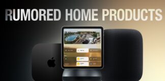 Rendu de produits Apple pour la maison connectée