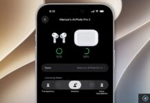 iOS 27 beta 3 rend le mode Adaptatif des AirPods plus simple à régler Capture d’écran des réglages AirPods Pro avec mode adaptatif
