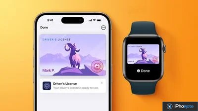iPhone et Apple Watch avec un permis de conduire numérique