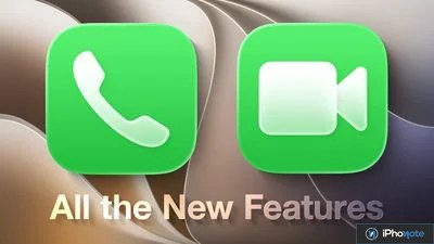 Icônes des apps Téléphone et FaceTime sur fond abstrait