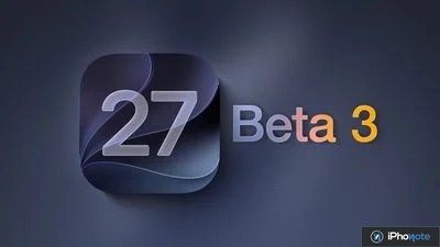 Icône de bêta 3 d’iOS 27