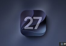 Apple lance la bêta 3 d’iOS 27 et d’iPadOS 27 pour les développeurs Icône iOS 27 sur fond sombre