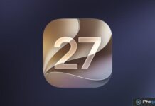 Apple testerait déjà iOS 27.4 en interne, bien avant les mises à jour intermédiaires Icône stylisée d’iOS 27 sur fond sombre