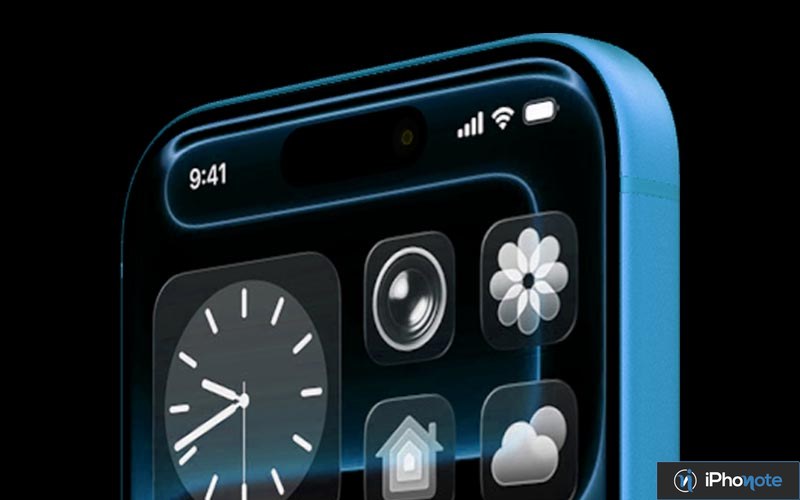Écran d’un iPhone avec interface iOS affichée