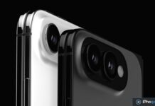 iPhone pliable : un lancement en octobre se préciserait, pas en septembre Deux iPhone haut de gamme vus de dos