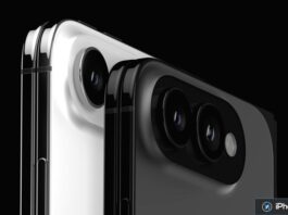 iPhone pliable : un lancement en octobre se préciserait, pas en septembre Deux iPhone haut de gamme vus de dos