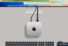 Le Mac mini M4 reste difficile à acheter, sans successeur M5 annoncé Mac mini Apple posé sous un écran