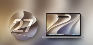 Ordinateur portable affichant l’interface de macOS Golden Gate