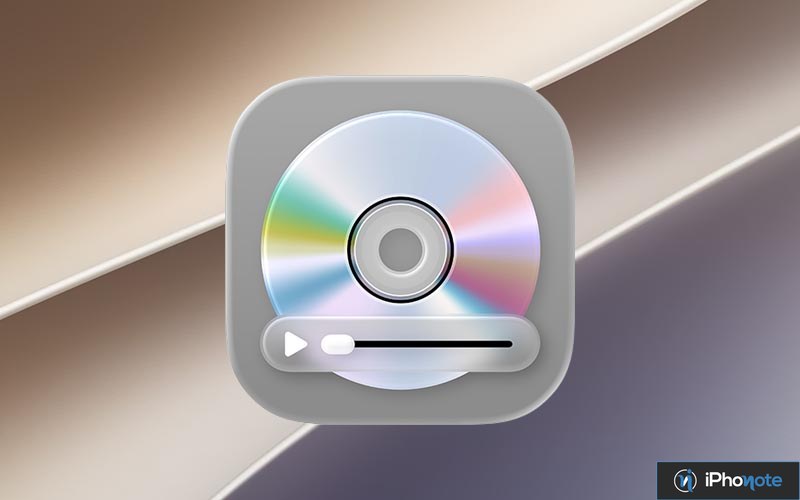 Icône de Lecteur DVD sur macOS