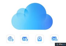 Illustration d’iCloud avec icônes de protection des données