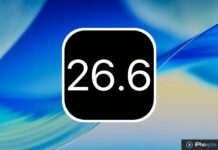 iOS 26.6 et iPadOS 26.6 en RC : une préparation discrète avant Siri et iOS 27 Icône iOS 26.6 sur fond bleu