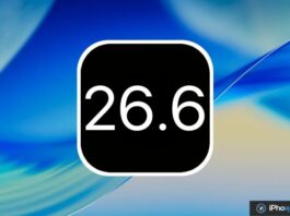 iOS 26.6 et iPadOS 26.6 en RC : une préparation discrète avant Siri et iOS 27 Icône iOS 26.6 sur fond bleu
