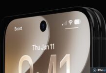 iPhone pliable : une fuite évoque deux batteries pour un total de 4 883 mAh Prototype d’iPhone pliant avec écran interne