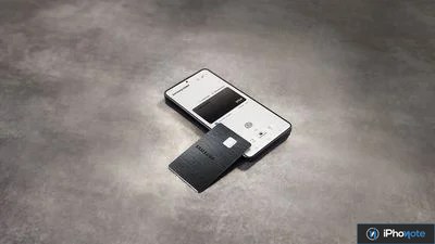 Carte Samsung Galaxy et smartphone sur fond gris