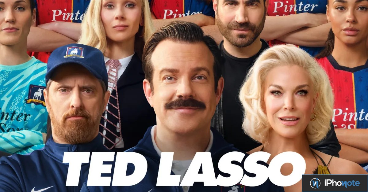 Affiche de Ted Lasso avec l’équipe réunie