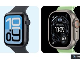 Deux Apple Watch Apple Watch Series et Ultra en rendu produit