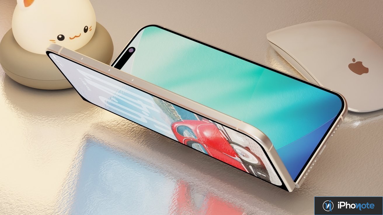 Illustration : Some people outside of Apple have already used the folding iPhone