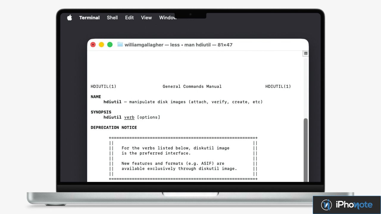 Illustration : Handy disk image tool is to be removed from macOS