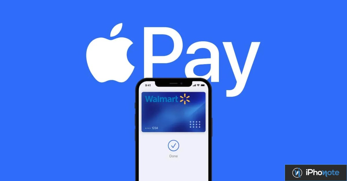 Illustration d’Apple Pay sur iPhone avec carte Walmart