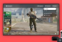 Apple TV : CloudGear centralise le cloud gaming Application de jeu en nuage affichée sur Apple TV avec télécommande