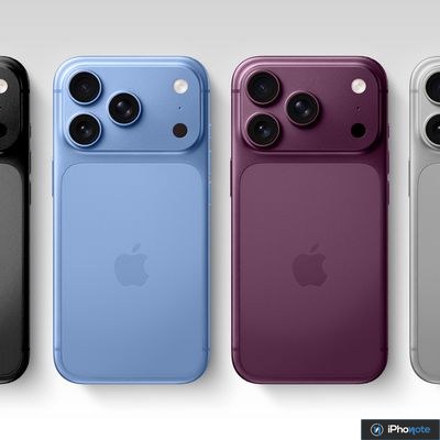 Rendus de plusieurs iPhone Pro colorés alignés, vus de dos