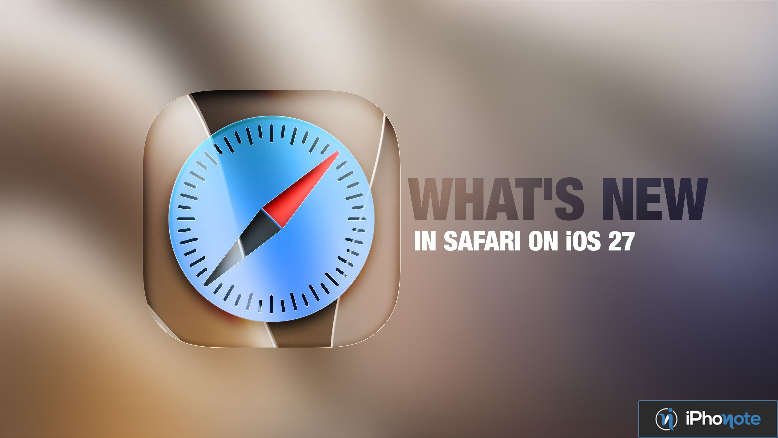 Illustration de Safari présentant les nouveautés d’iOS 27