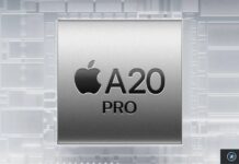 iPhone 18 Pro : l’A20 Pro viserait la gravure 2 nm Rendu du processeur Apple A20 Pro sur un motif de circuit