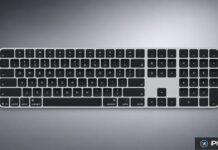 Apple aligne les Magic Keyboard sur ses MacBook Clavier Apple Magic Keyboard noir avec pavé numérique et touches symbolisées