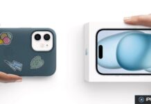 iPhone : la reprise baisse après les annonces Apple Deux iPhone présentés côte à côte, l’un dans son emballage