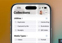 Écran de l’app Photos affichant la collection « Captured by Me »