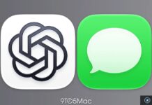Icônes de ChatGPT et Apple Messages côte à côte
