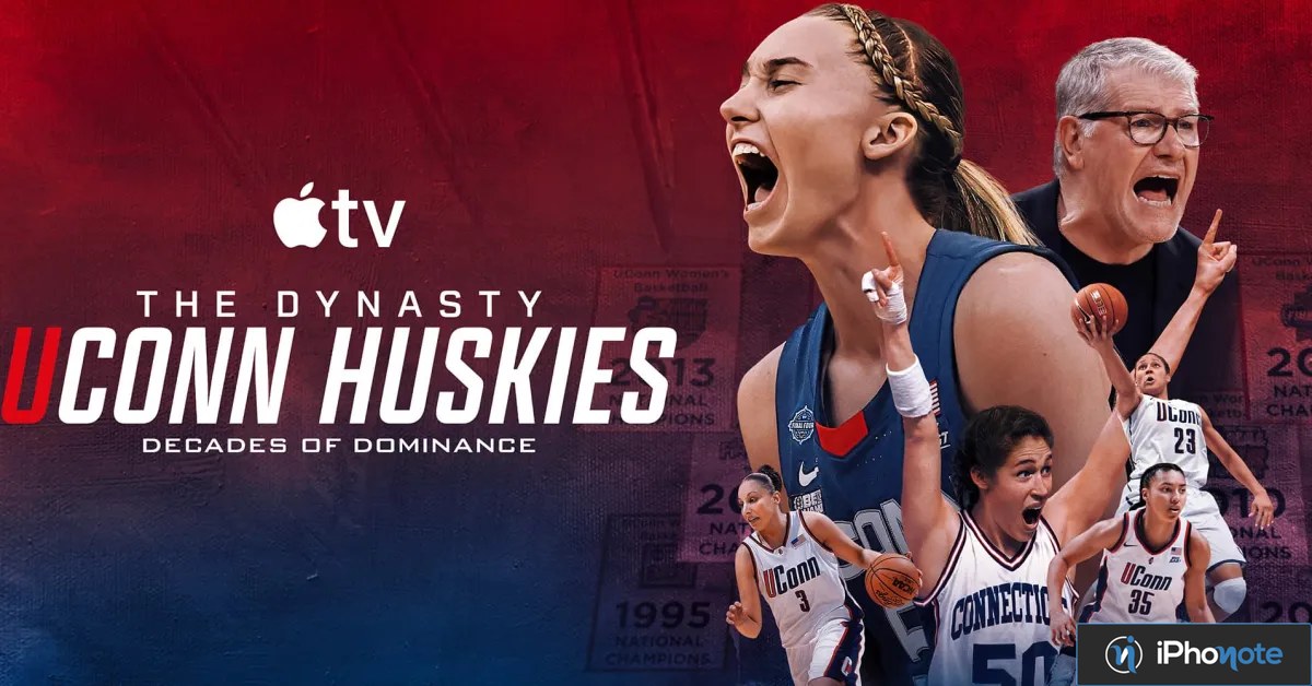Affiche de la docusérie sur les basketteuses des UConn Huskies
