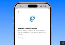 Apple élargit la liste des aides auditives MFi Illustration : Apple adds nearly 45 hearing devices to its Made for iPhone compatibility list