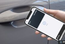 Apple Car Key : MG repéré dans le code backend iPhone affichant une clé numérique près de la poignée d’une voiture