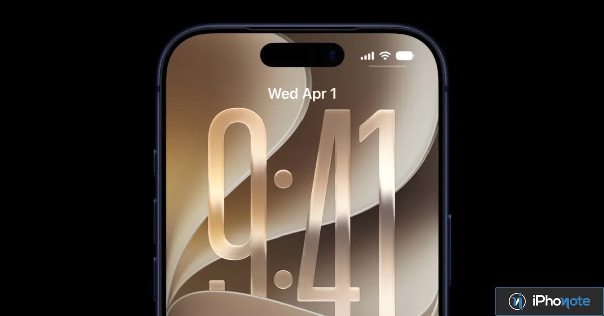iPhone affichant l’écran verrouillé avec la date et les indicateurs réseau