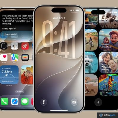 Rendu de trois iPhone affichant les nouveautés visuelles d’iOS 27