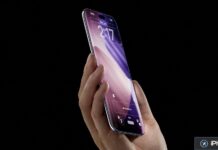 iPhone 20 : Apple testerait un verre plus incurvé Rendu d’un iPhone à écran incurvé tenu dans une main