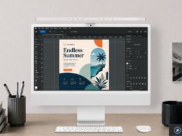 iMac 24 pouces : BenQ lance sa lampe iScreenBar Barre lumineuse BenQ iScreenBar installée sur un iMac