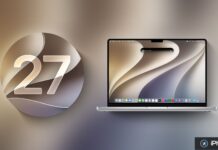 Apple lance la bêta 6 de macOS Golden Gate Ordinateur portable affichant le nouveau design visuel de macOS Golden Gate