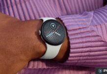 Montre connectée Pixel Watch portée au poignet