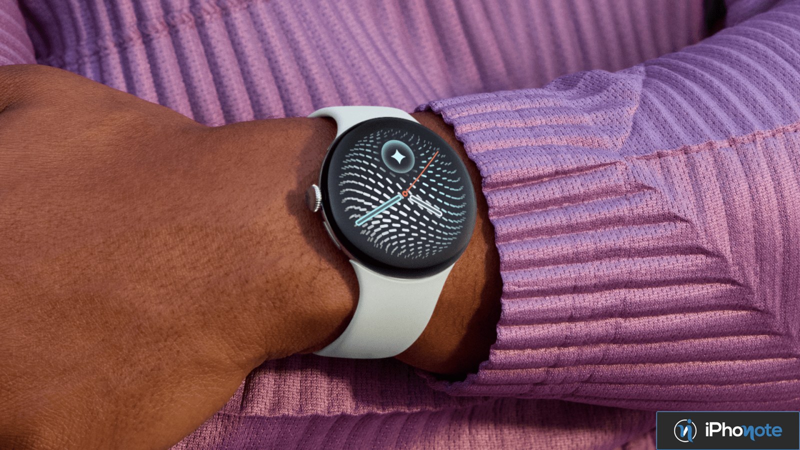 Montre connectée Pixel Watch portée au poignet