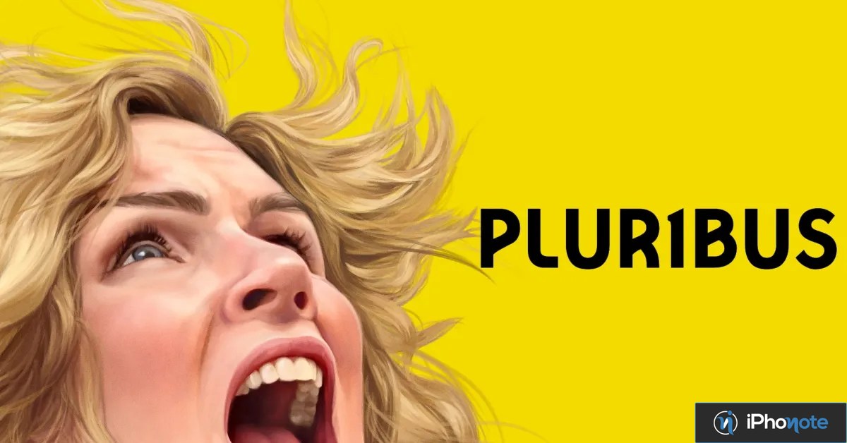 Illustration de Pluribus montrant une femme hurlant sur fond jaune